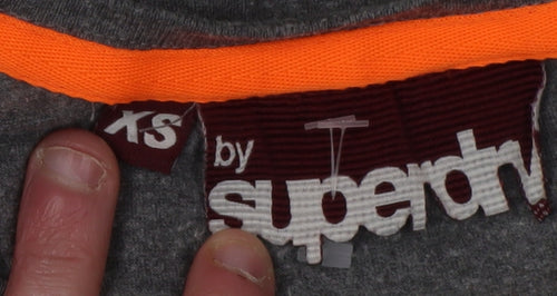 Superdry Women's XS Grey Crew Neck T-Shirt