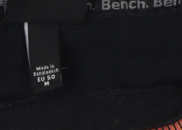 Bench Black Graphic T-shirt Size L