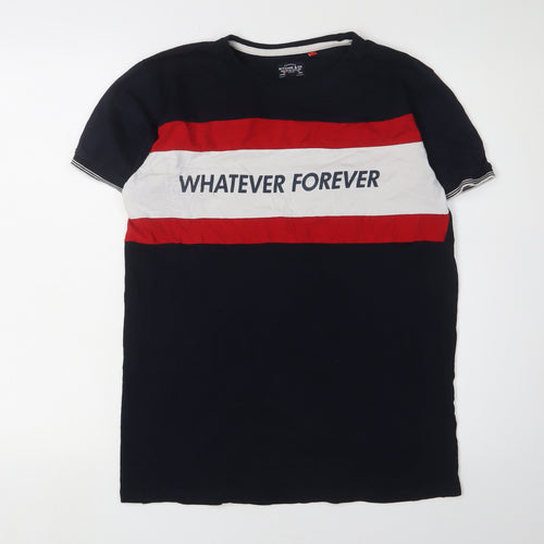 Mitchell & Ness Men's Medium Colourblock T-Shirt
