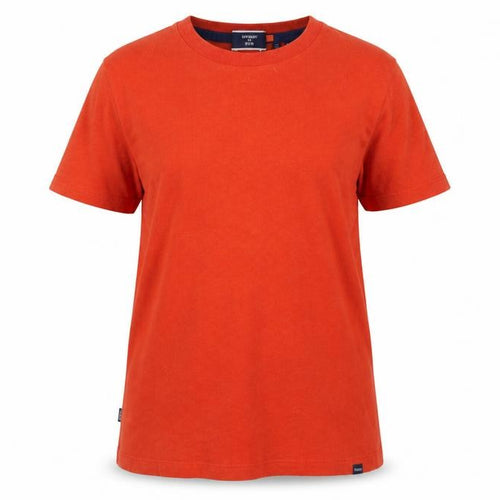 Superdry Women's Red Cotton T-Shirt Size 8 Casual
