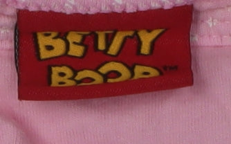 Betty Boop Women's Pink Camisole Tank Top Size 14