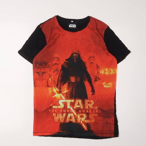Marks and Spencer Boys Black Star Wars Graphic T-Shirt 13-14 Years