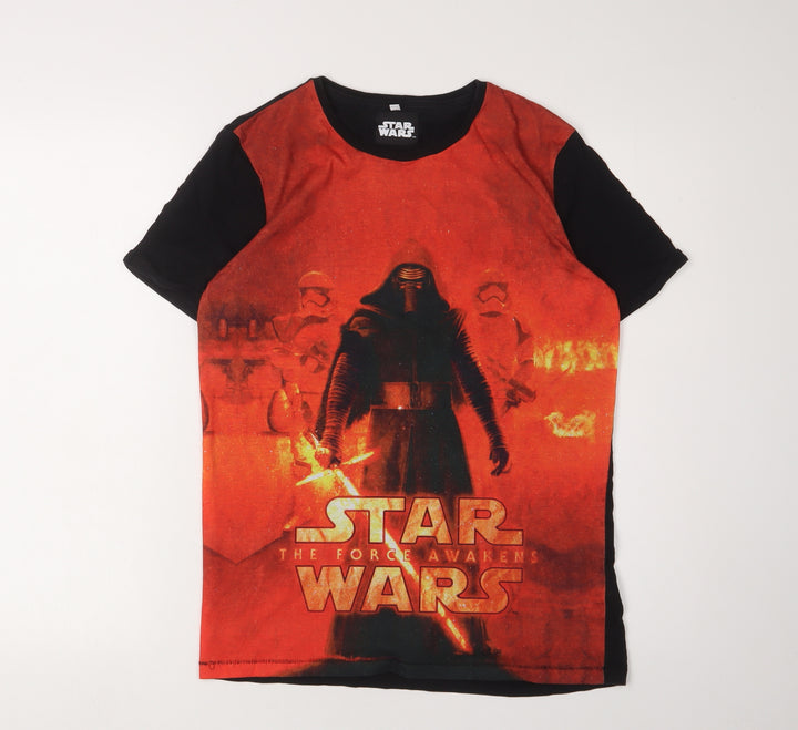 Marks and Spencer Boys Black Star Wars Graphic T-Shirt 13-14 Years