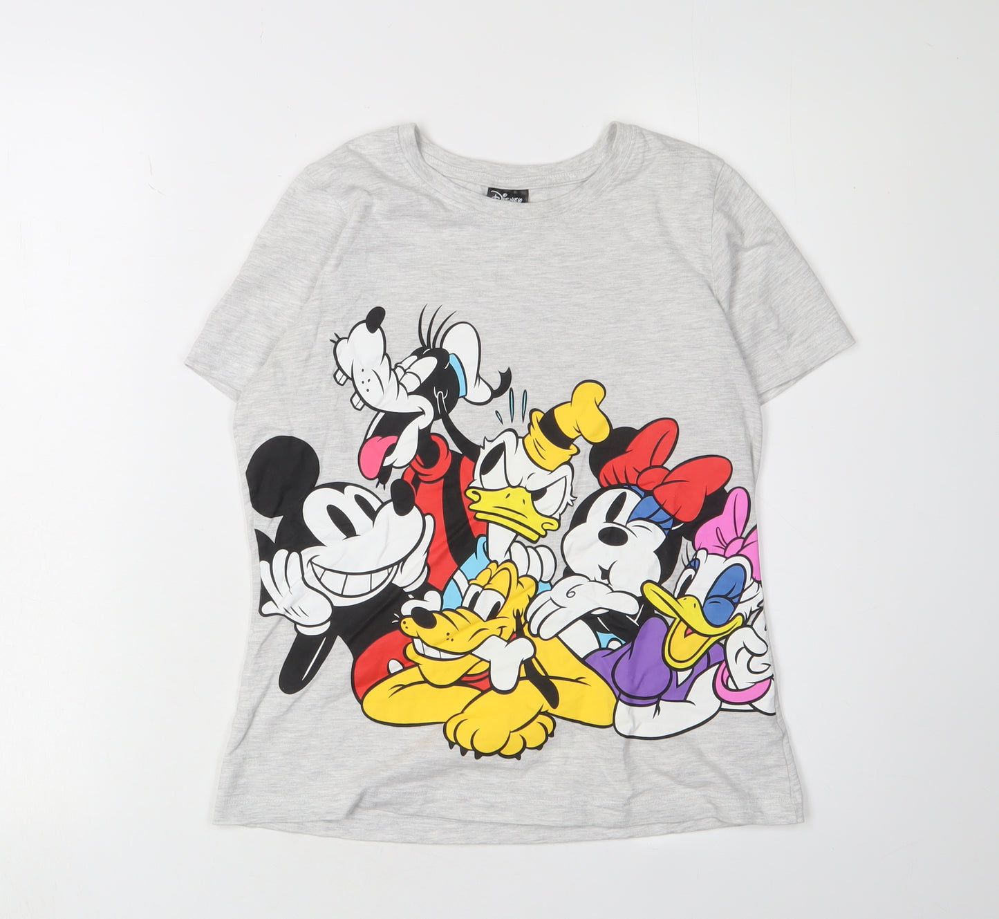 Disney at Primark Girls T-Shirt, Grey, 11-12 Years, Graphic Print