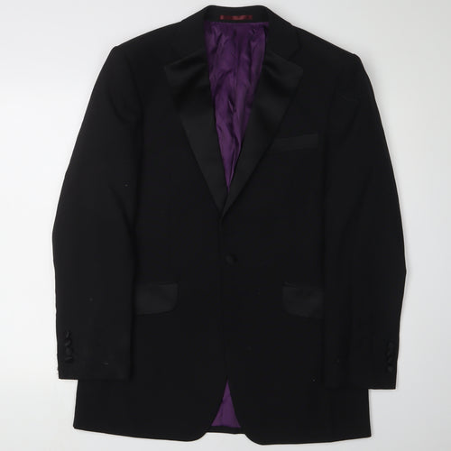 Charlton Gray Men's Black Tuxedo Blazer, 38R Regular