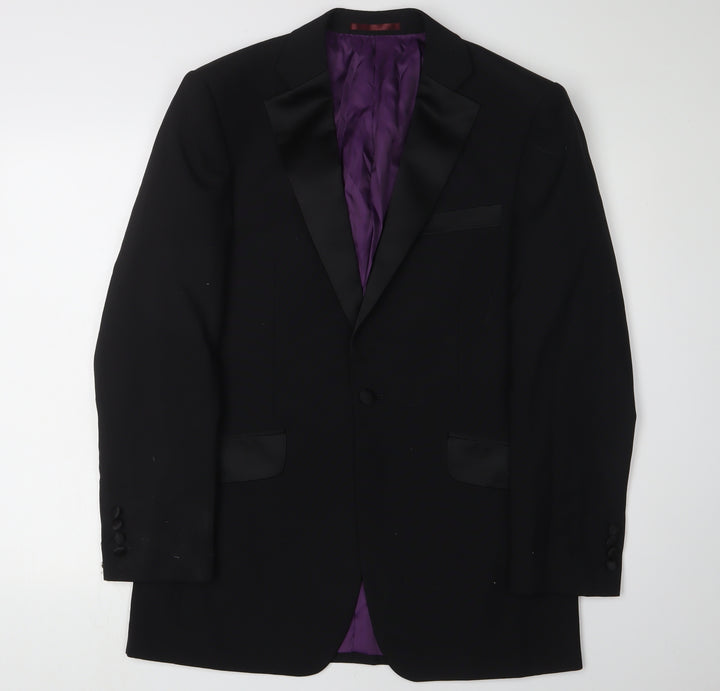 Charlton Gray Men's Black Tuxedo Blazer, 38R Regular