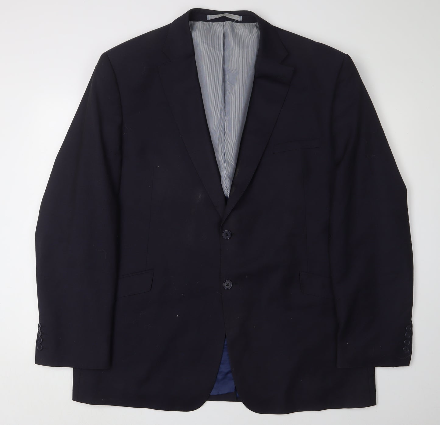 Benetton Men's Black Blazer, Size 40R, Formal Wear