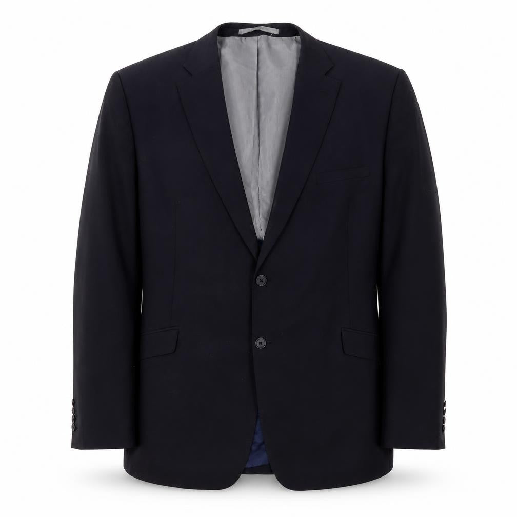 Benetton Men's Black Blazer, Size 40R, Formal Wear
