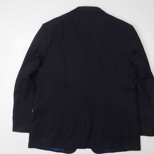 Benetton Men's Black Blazer, Size 40R, Formal Wear
