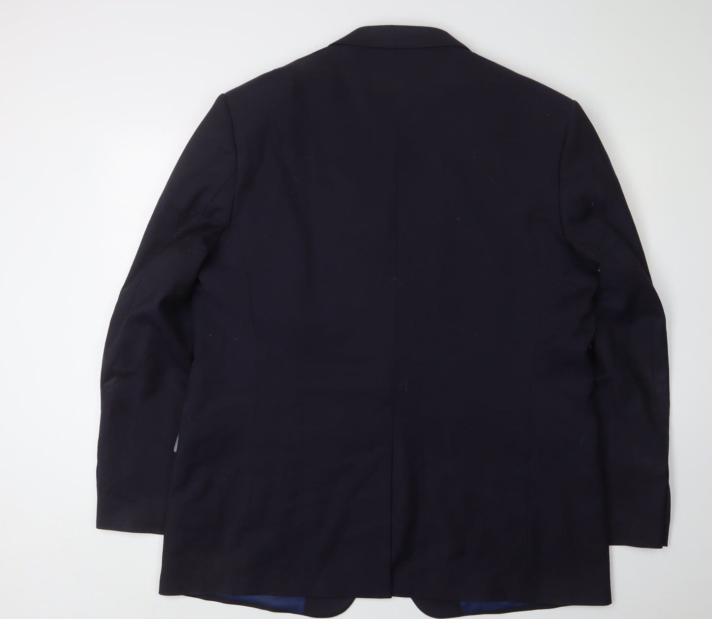 Benetton Men's Black Blazer, Size 40R, Formal Wear