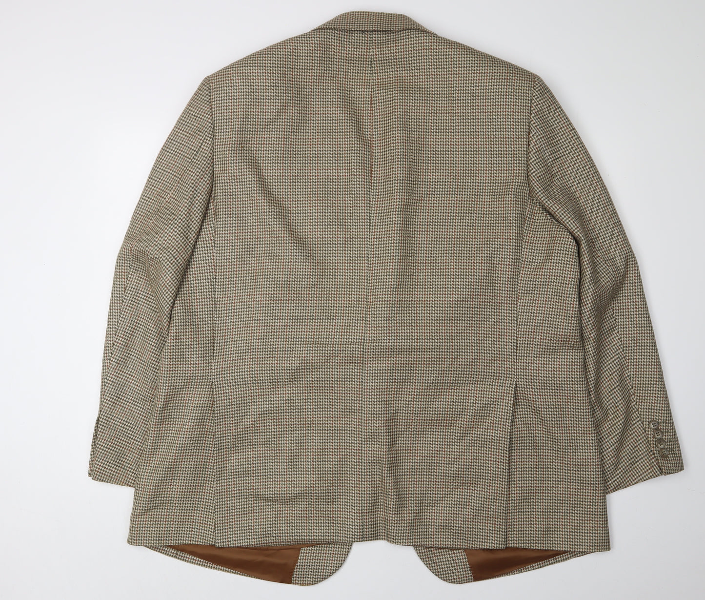 Mansize Men's Brown Tweed Blazer 50R Classic Check