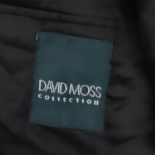 David Moss Men's Black Tuxedo Jacket Shawl Lapel 40R
