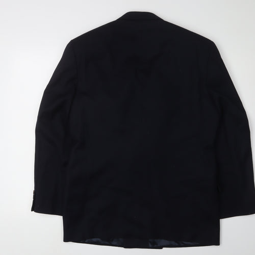 Marks and Spencer Men’s Blue Wool Cashmere Blazer 38S