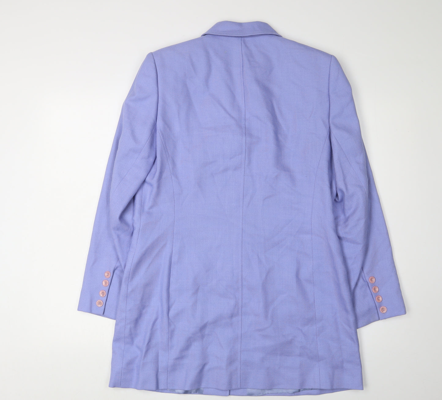 Viyella Women's Purple Long Suit Jacket Size 12