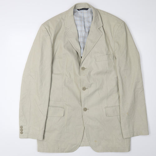 Marks and Spencer Men's Beige Blazer 38-40R Casual