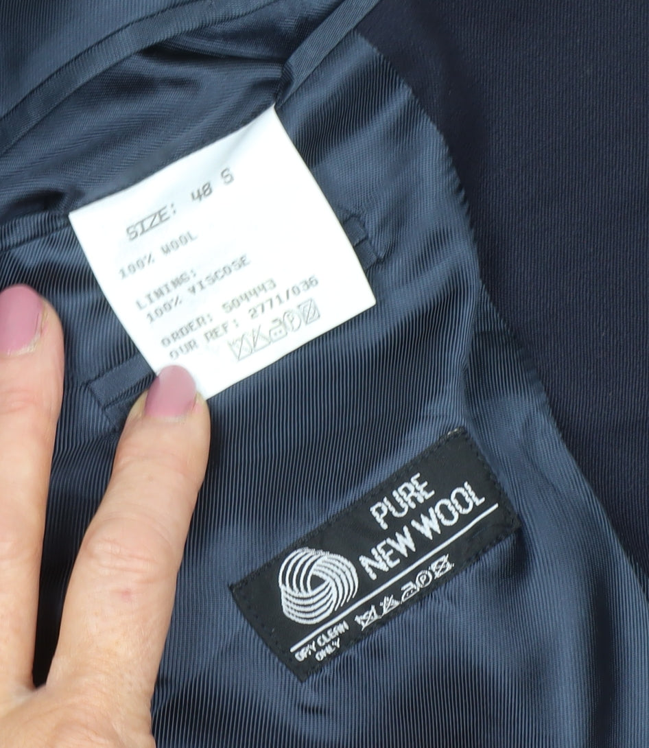 Gurteen Men's Black 48S Blazer Jacket