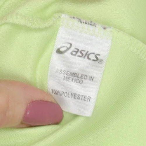 ASICS Unisex Green Basic T-Shirt XL Sportswear