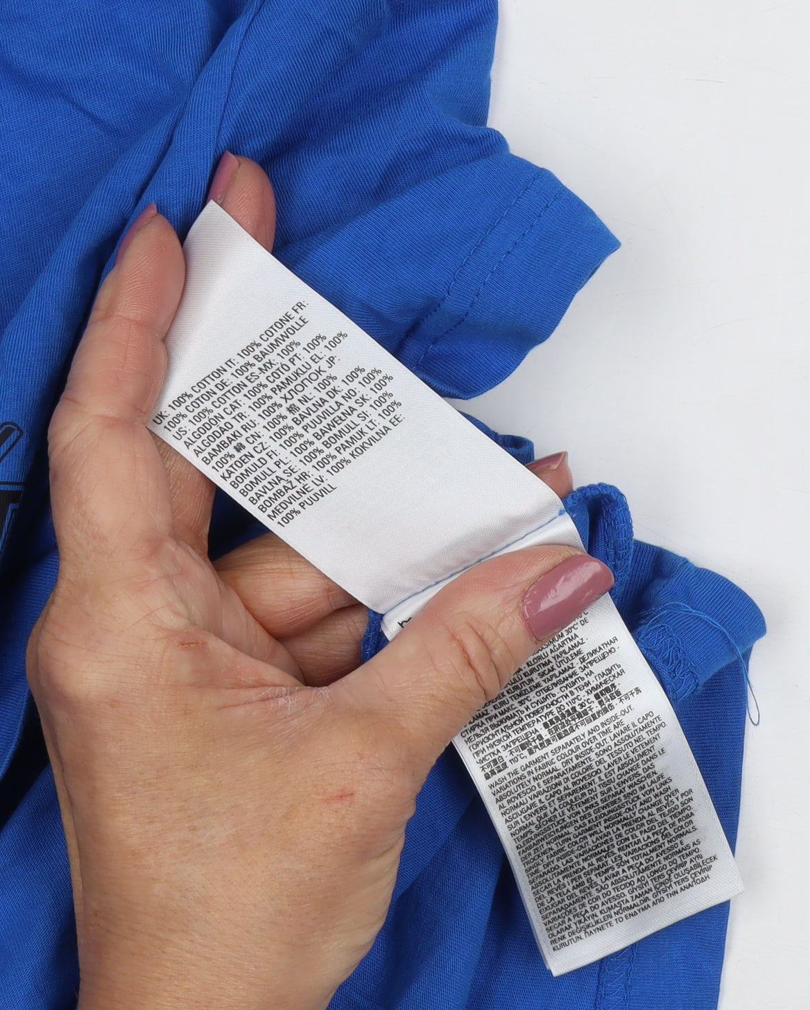 Diesel Men's Blue L T-Shirt, Graphic, Crew Neck