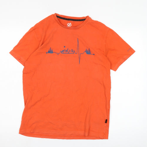 Dare 2b Men's Orange Graphic Print T-Shirt M