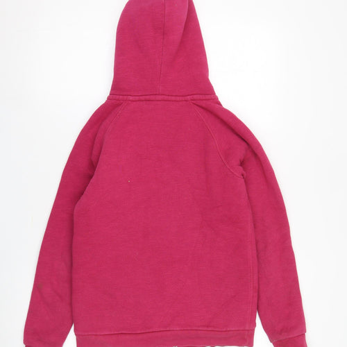 Jack Wills Women's Red Full Zip Hoodie Size 8