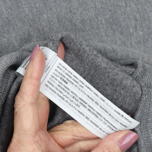 Hollister Women's Grey XS Hoodie with Logo and Pockets
