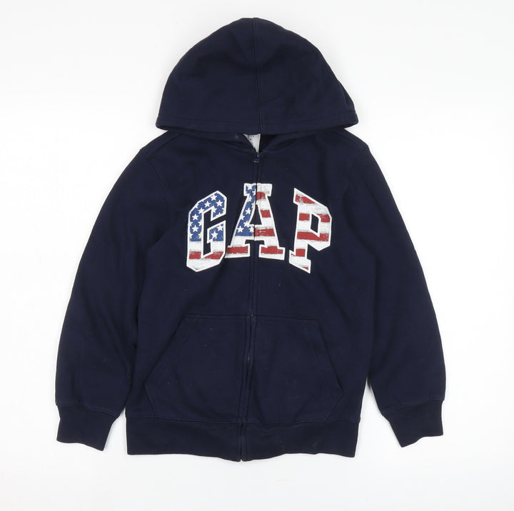 GAP Boys Blue Full Zip Hoodie M
