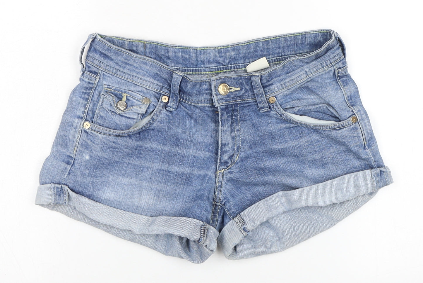 H&M Women's Blue Denim Cut-Off Shorts Size 6