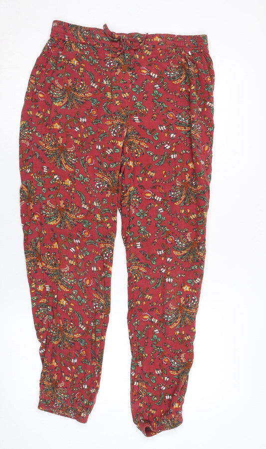 FatFace Women's Multicoloured Floral Jogger Trousers