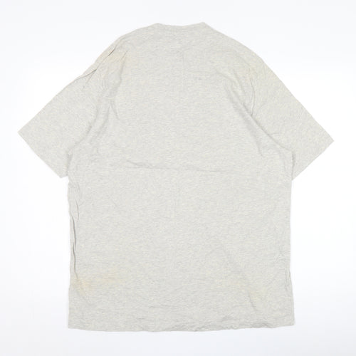 Marks and Spencer Men's Grey XL Cotton T-Shirt