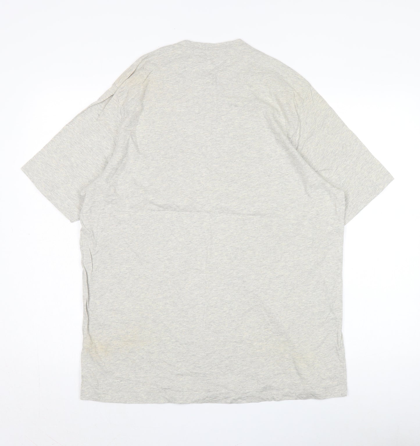 Marks and Spencer Men's Grey XL Cotton T-Shirt