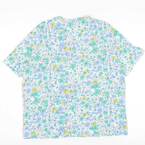 Honor Millburn Women's Floral T-Shirt, L, Short Sleeve