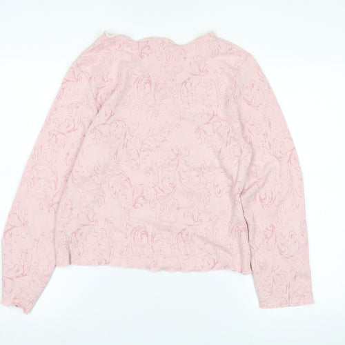 Kash Women's Pink Blouse Size 16 V-Neck Long Sleeve