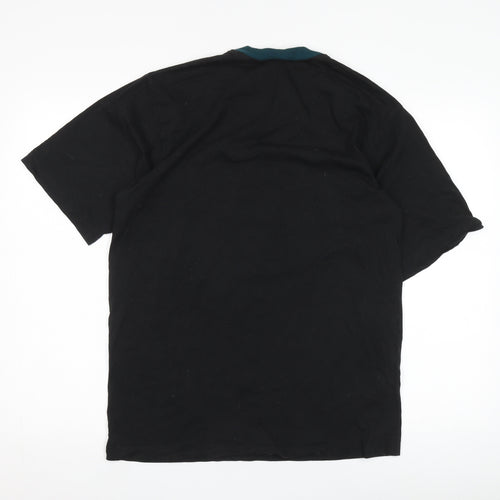 The Simpsons Men's Cartoon Black T-Shirt, Size S