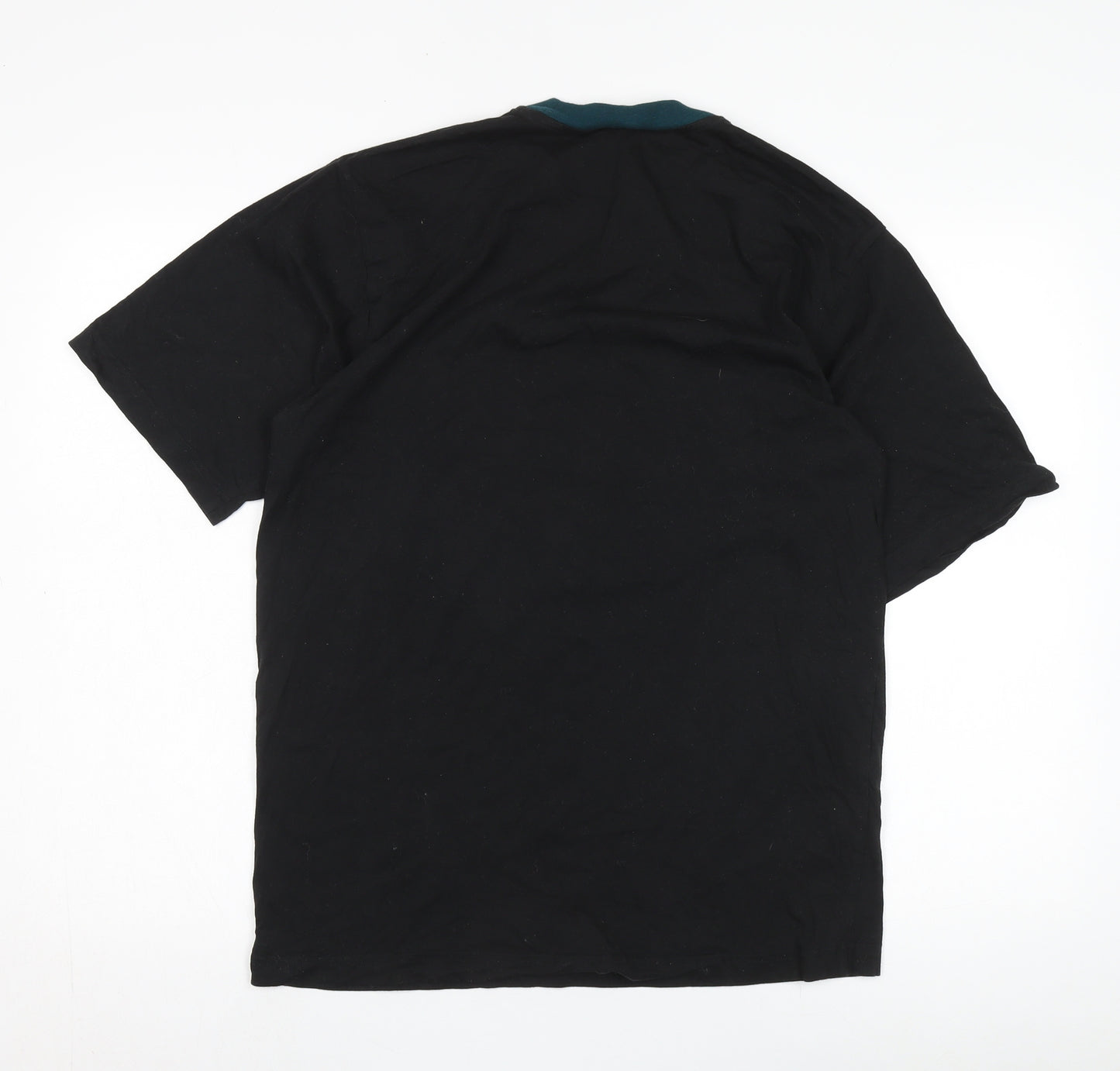 The Simpsons Men's Cartoon Black T-Shirt, Size S