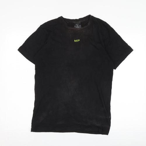 MP Black Men's T-Shirt Size S Cotton Crew Neck