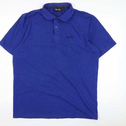 Peter Storm Men's Blue Polo Shirt - L, Casual, Short Sleeve