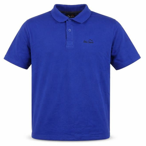 Peter Storm Men's Blue Polo Shirt - L, Casual, Short Sleeve