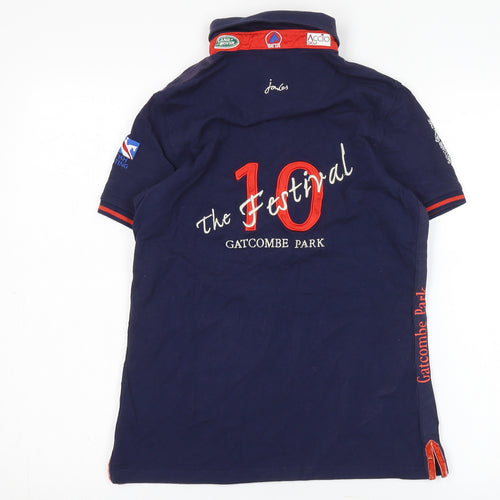 Joules Women's Blue Polo Shirt Size 12