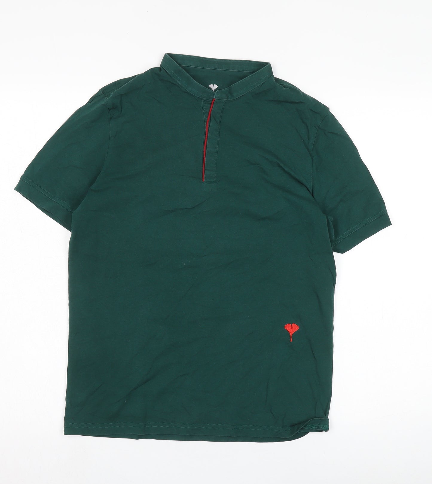 Ginkgo Unisex Green Polo Shirt XL - Casual Style