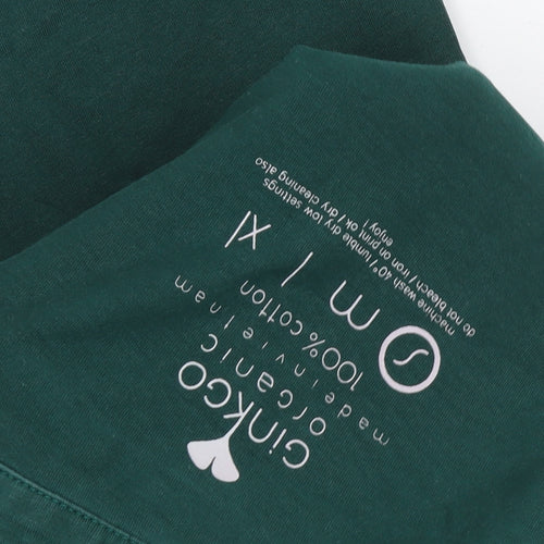 Ginkgo Unisex Green Polo Shirt XL - Casual Style