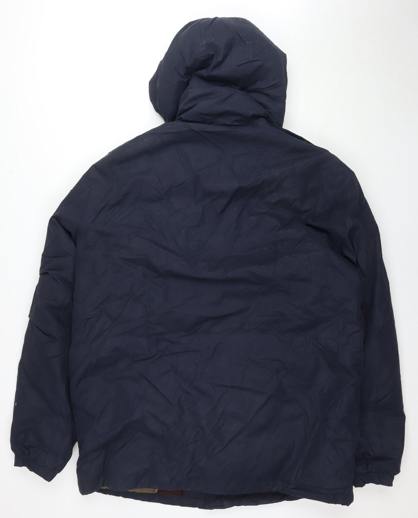 Paul Smith Men's Blue XL Parka Jacket with Hood