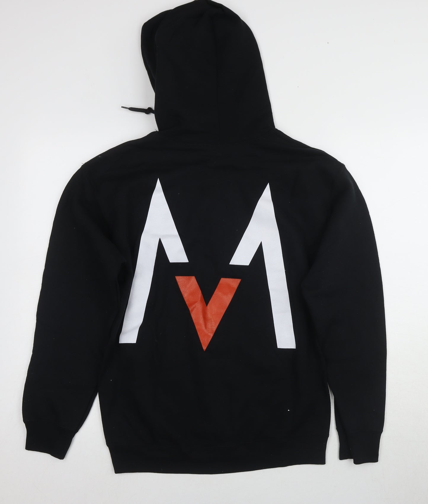 Gildan Unisex Maroon 5 Black Full Zip Hoodie Size S
