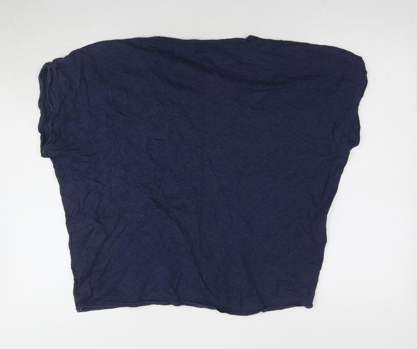 Brora Women's Blue Relaxed Fit Basic T-Shirt
