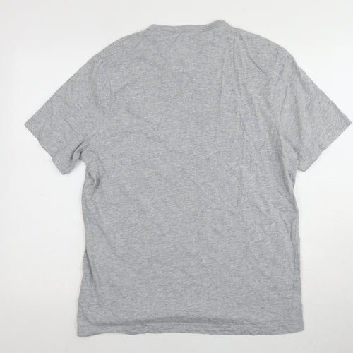 Farah Men's Grey Organic Cotton T-Shirt, M
