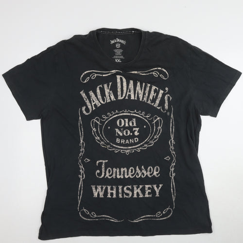 Jack Daniel's Men's Black XXL Graphic T-Shirt