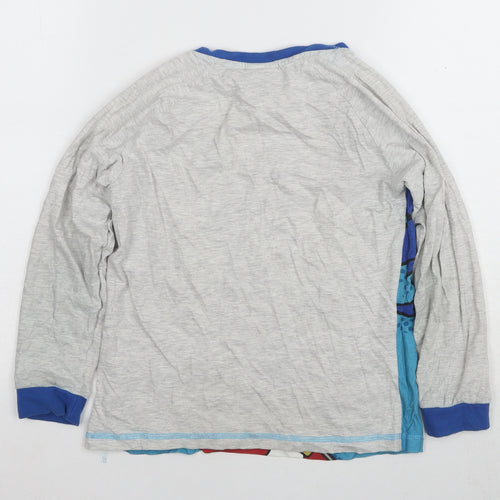 Sonic Boys Blue/Grey Pyjama Top, 8-9 Years, Cartoon Style