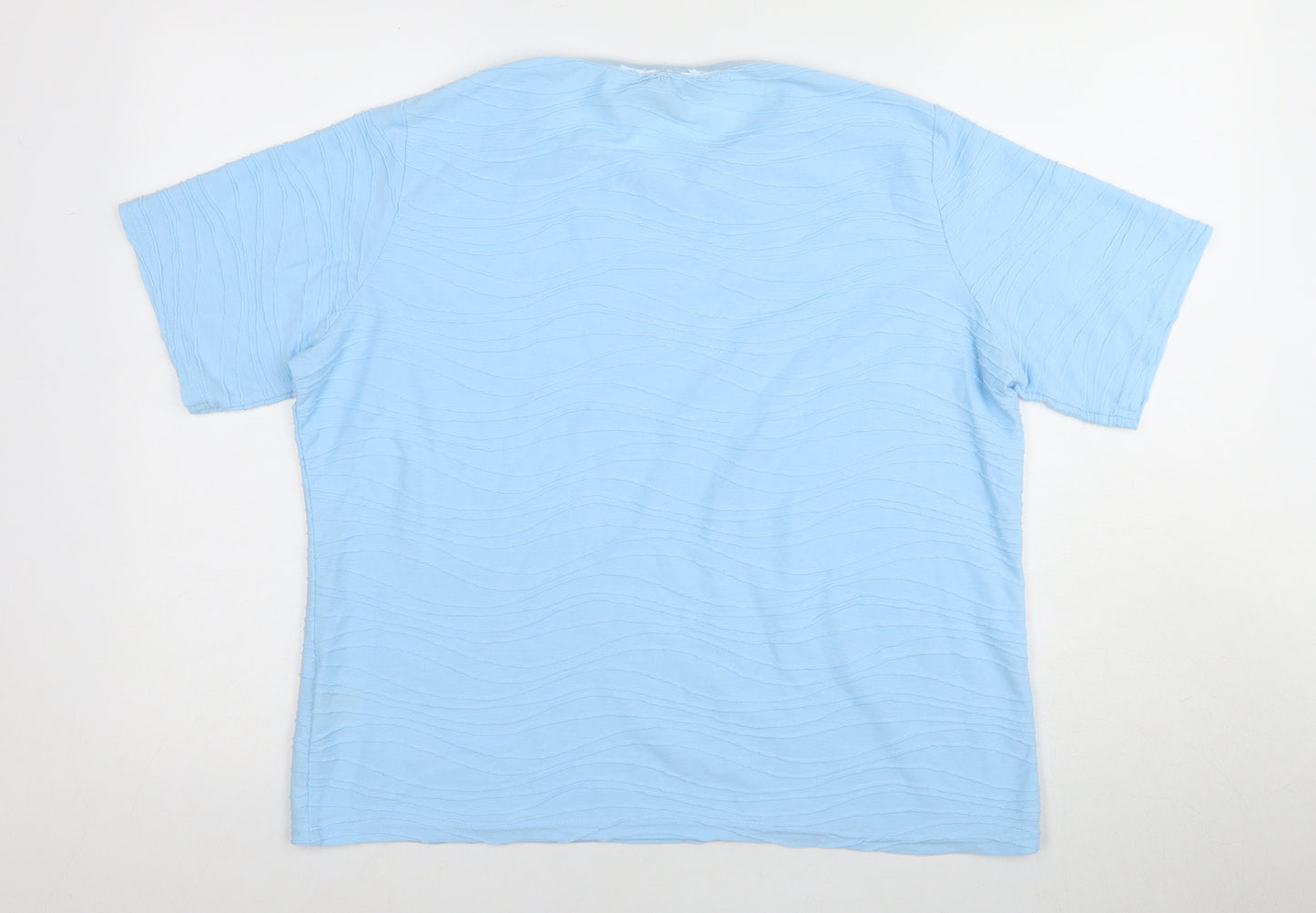 Honor Millburn Women's Blue Relaxed T-Shirt Size 18