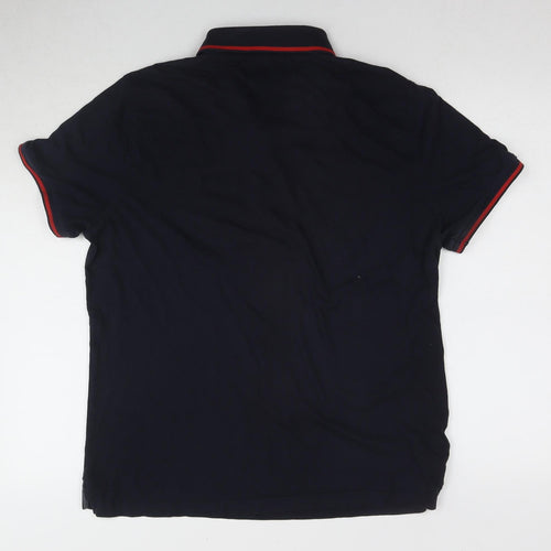 Original Penguin Men's Black Slim Fit Polo Size L