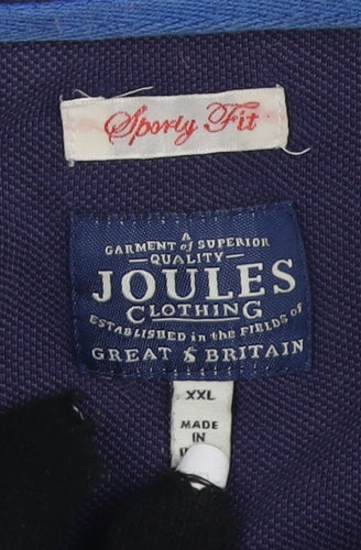 Joules Men's Navy Short Sleeve Polo XXL