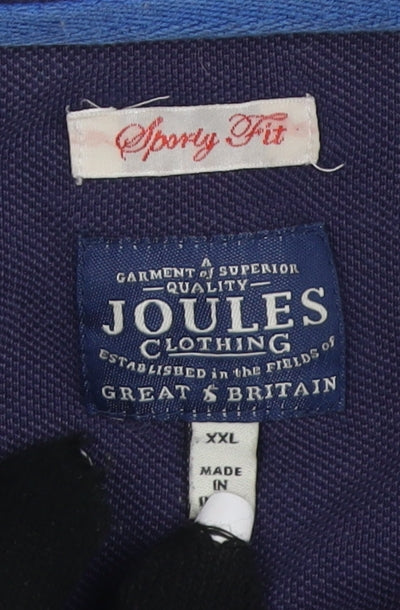 Joules Men's Navy Short Sleeve Polo XXL